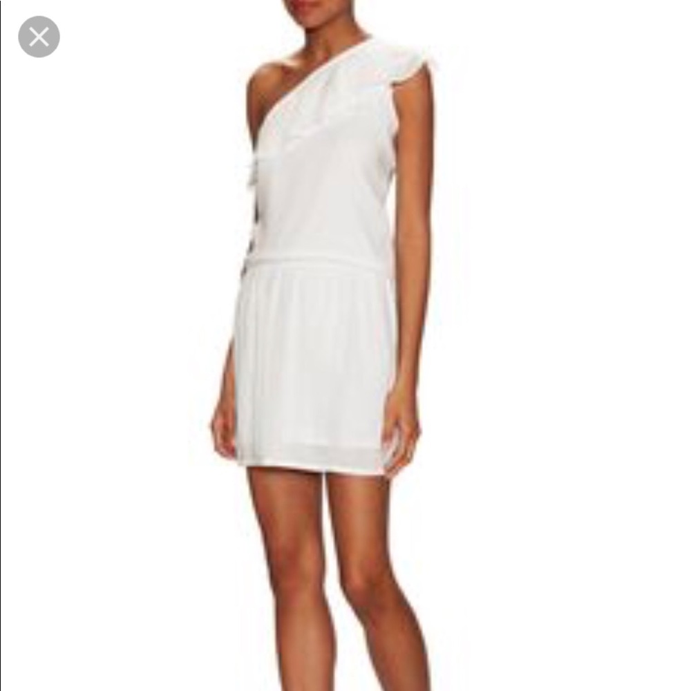 The Letter one shoulder dress
